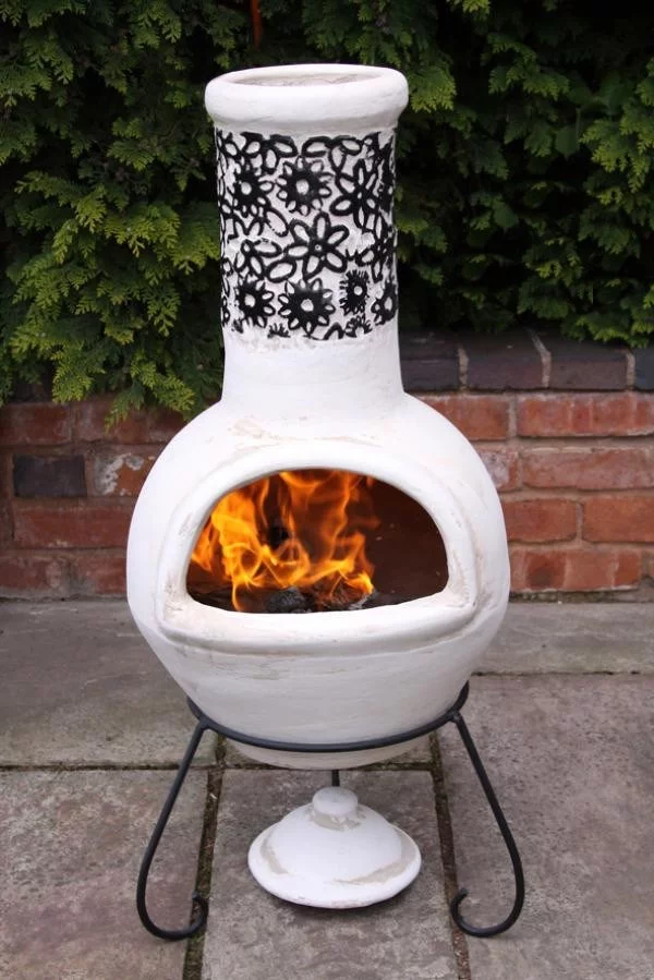 Redi-Flame Chiminea Kit with Mosquito Repellent Log