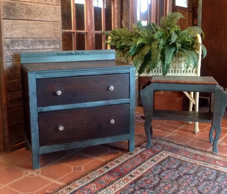 Restored Furniture with Furniture Sanders