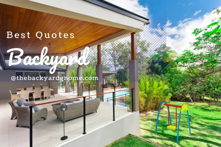 Best Backyard Quotes You Should Tell Your Loved Ones