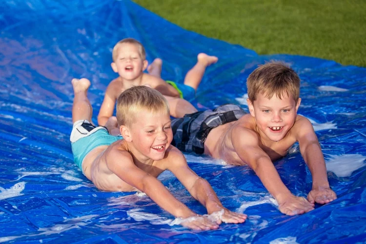 Set up a Slip-And-Slide