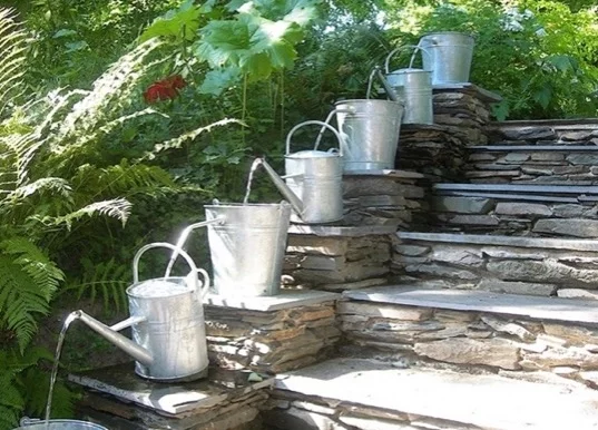 Watering Can Waterfall