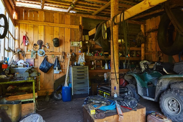 Backyard Shed Cleaning to Winterize the shed Itself