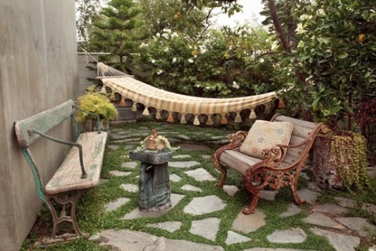 Exotic Backyard Patio