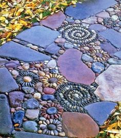 Mosaic Stone Patio