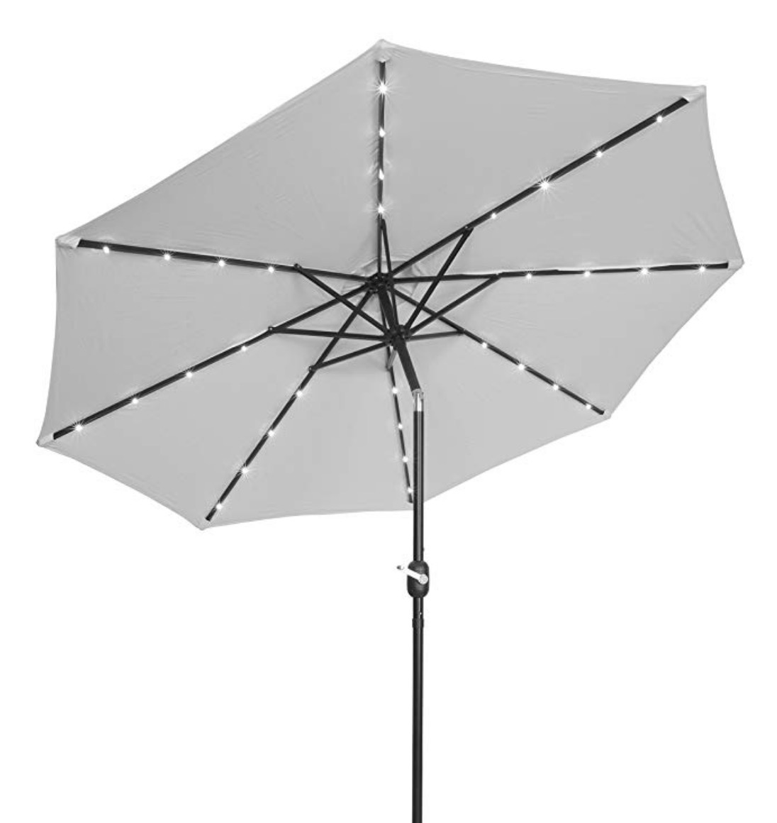 Trademark Innovations 7' LED Lighting Umbrella