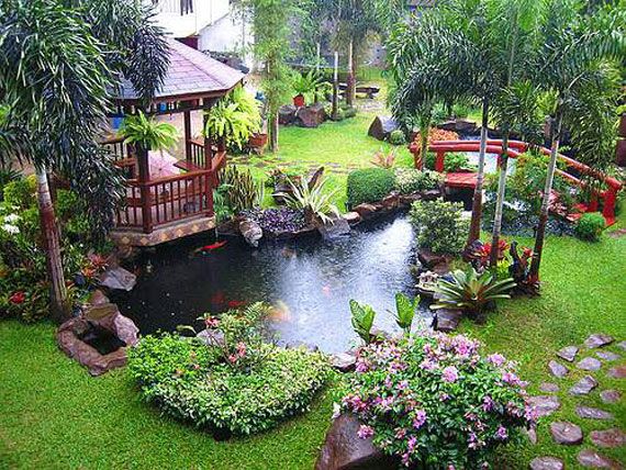 Beautiful Garden Pond