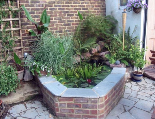 Brick-patio-pond