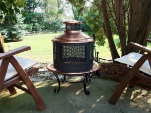 Copper Chiminea