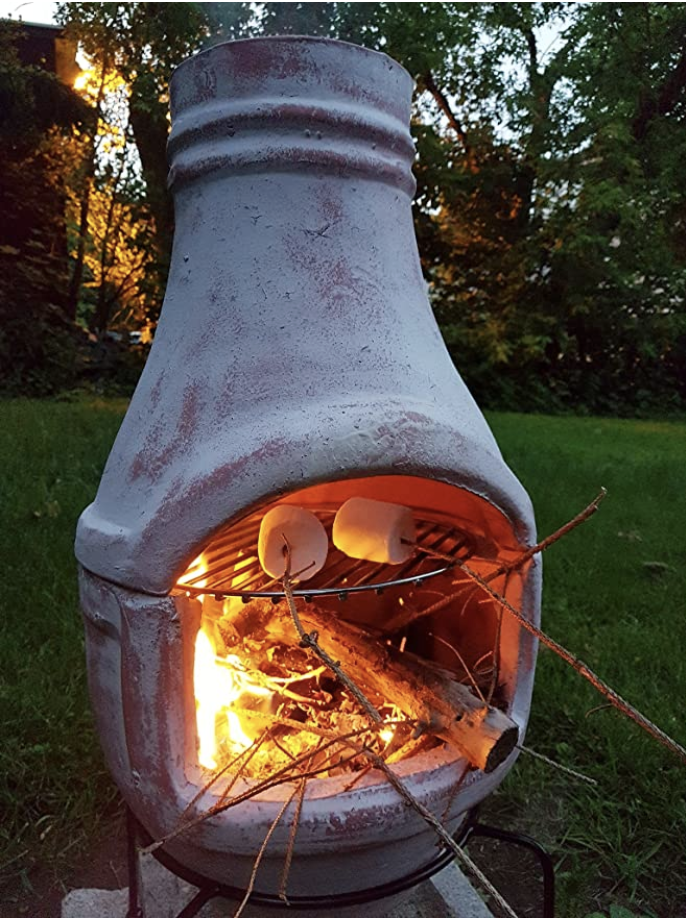 Outdoor Fireplace Clay Chiminea – Mriya.net