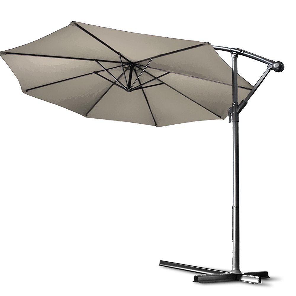 Flexzion-patio-offset-umbrella-10-feet-beige-hanging-folding-sun-shade-crank-canopy