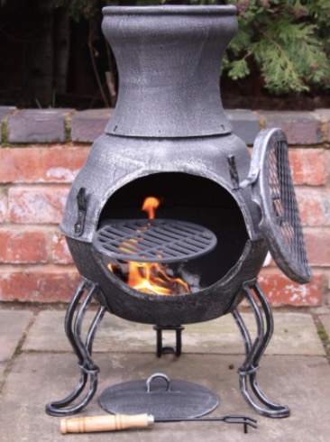 Cooking-in-a-chiminea