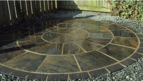 Rust-slate-pavers