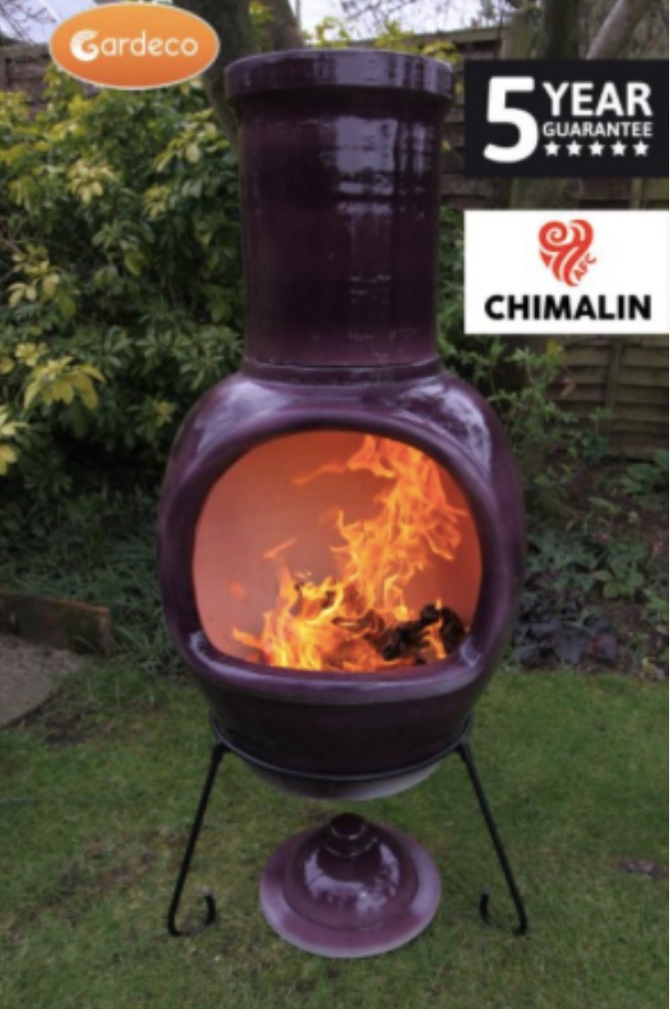 Gardeco Chiminea Purple