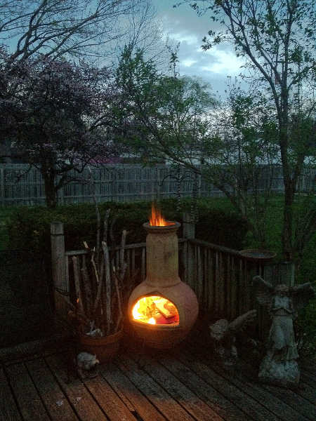 Backyard Firepit And Chiminea Safety