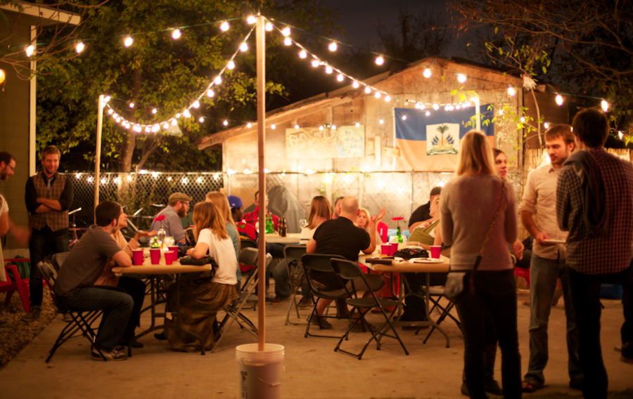 Backyard party