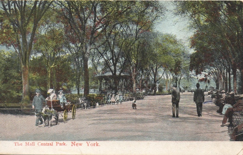 New York's Central Park of Frederick Law Olmsted