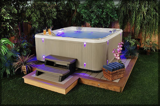 How To Install A Hot Tub In Your Backyard, Small Outdoor Spa Tubs