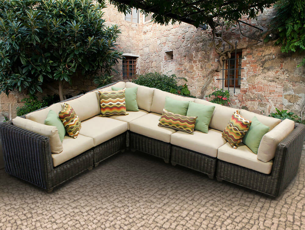 Outdoor Sectional Furniture, L Shaped Patio Furniture Cover Canada