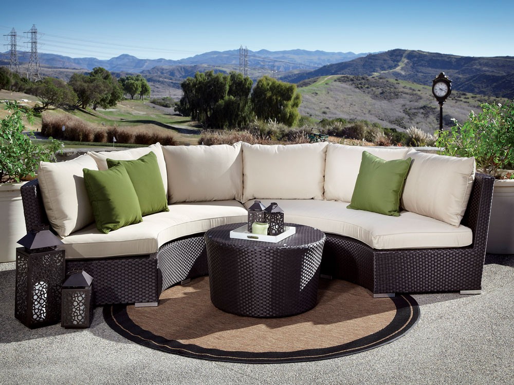 Curved Outdoor Sectional 