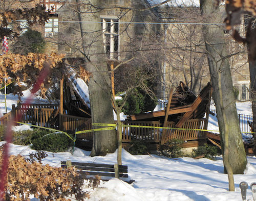 Gazebo Roof Collapse