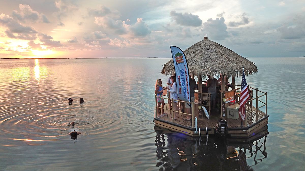 tiki boat cruise