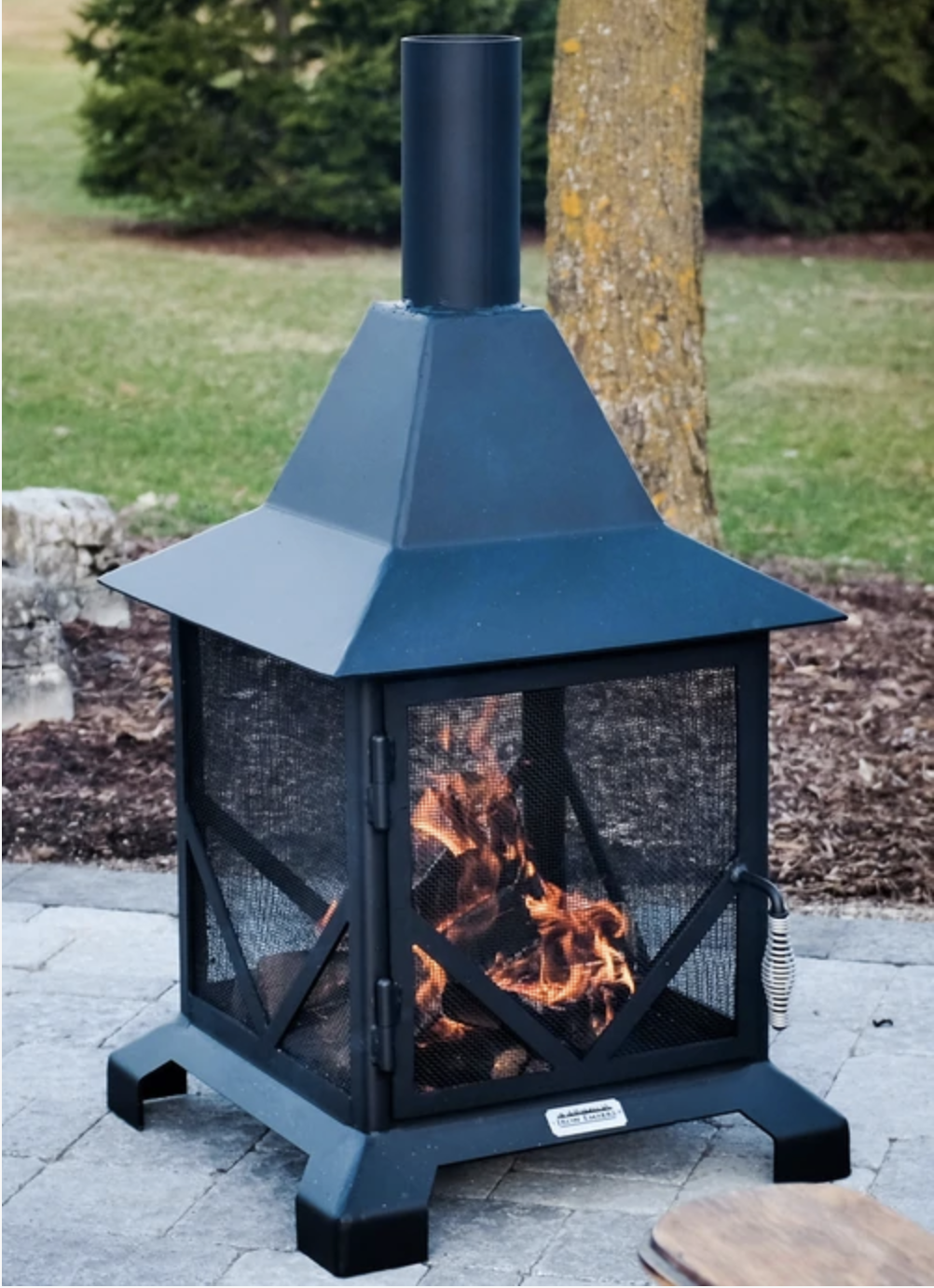 Fire Pits & Chimineas Home CabinStyle Cooking Outdoor Cast Iron