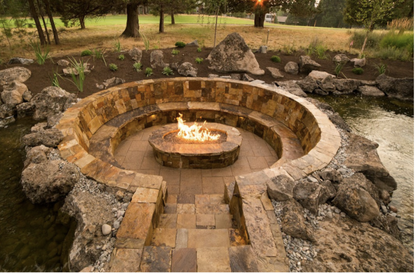 Sunken Firepit 6